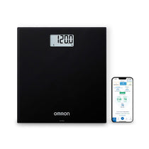 Omron Intelli IT Smart Digital Bathroom Scales With Bluetooth Compatibility With App - Black