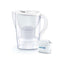 Brita Marella Water Filter Jug With Cartridge Plastic 2.4 Litres - White