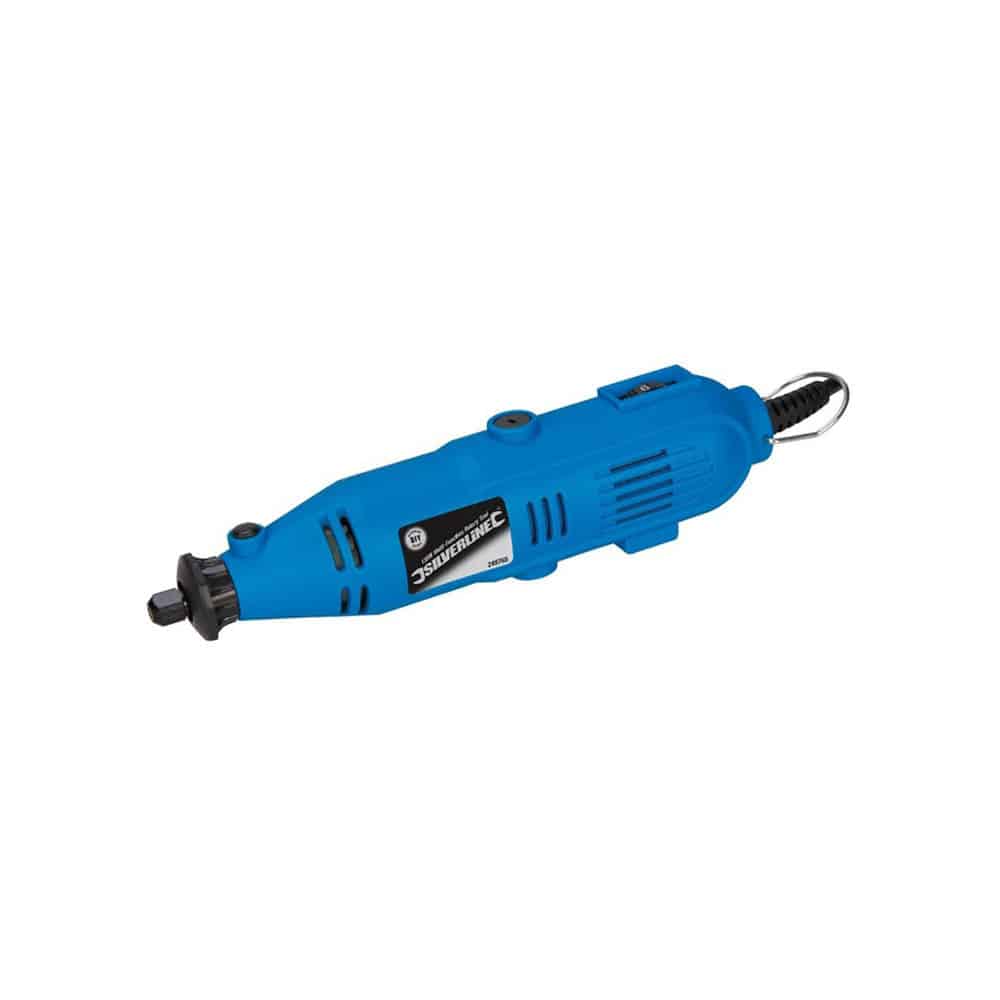 Silverline Corded Electric DIY 135W Multi-Function Rotary Tool - Blue Secondary image