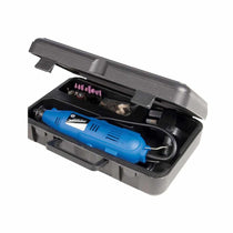 Silverline Corded Electric DIY 135W Multi-Function Rotary Tool - Blue