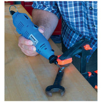Silverline Corded Electric DIY 135W Multi-Function Rotary Tool - Blue