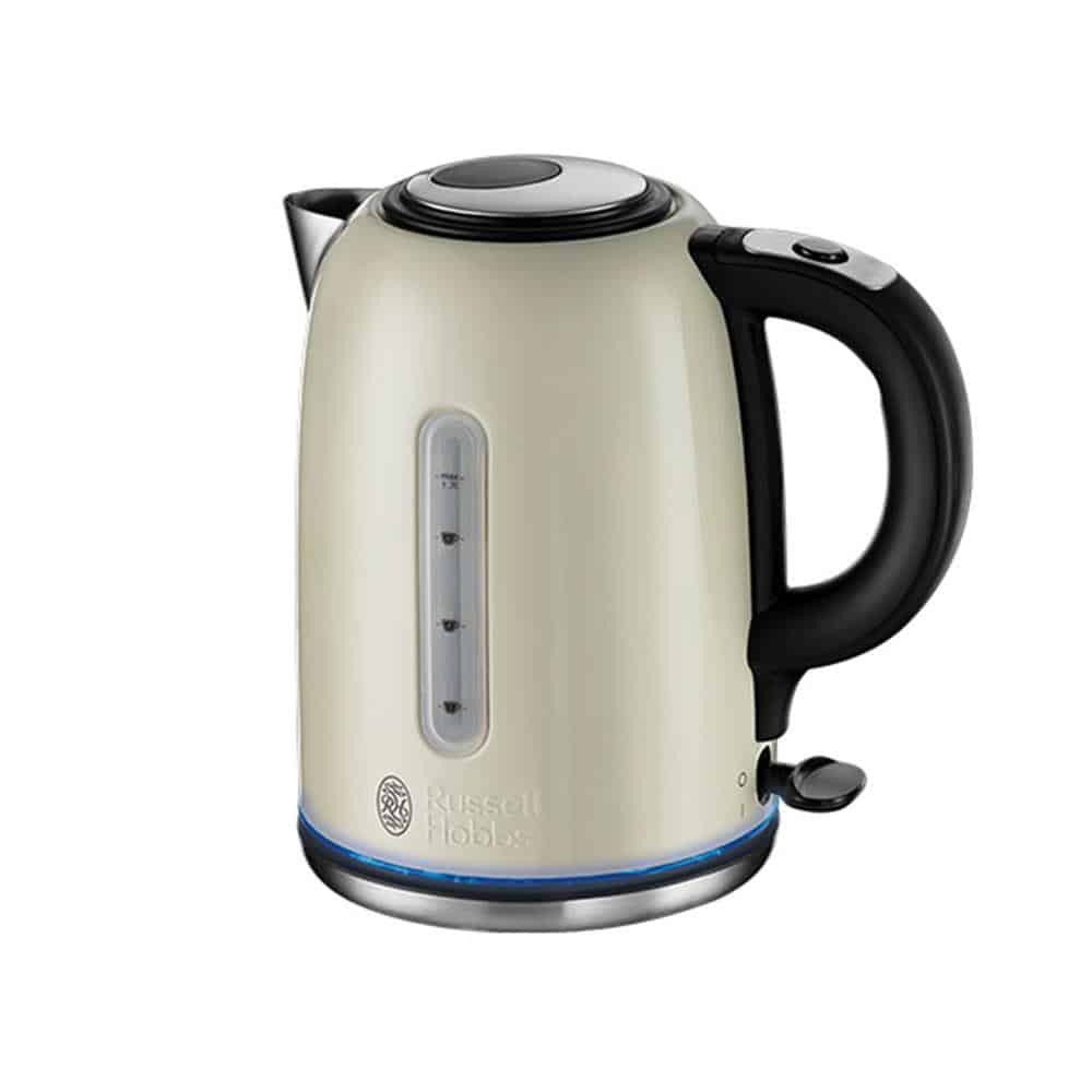 Russell Hobbs Quiet Boil Jug Kettle Stainless Steel 3000 W 1.7 Litre - Cream Secondary image