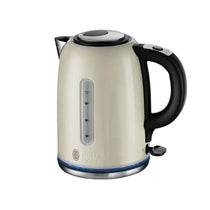 Russell Hobbs Quiet Boil Jug Kettle Stainless Steel 3000 W 1.7 Litre - Cream