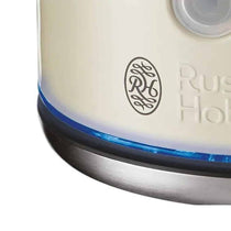 Russell Hobbs Quiet Boil Jug Kettle Stainless Steel 3000 W 1.7 Litre - Cream