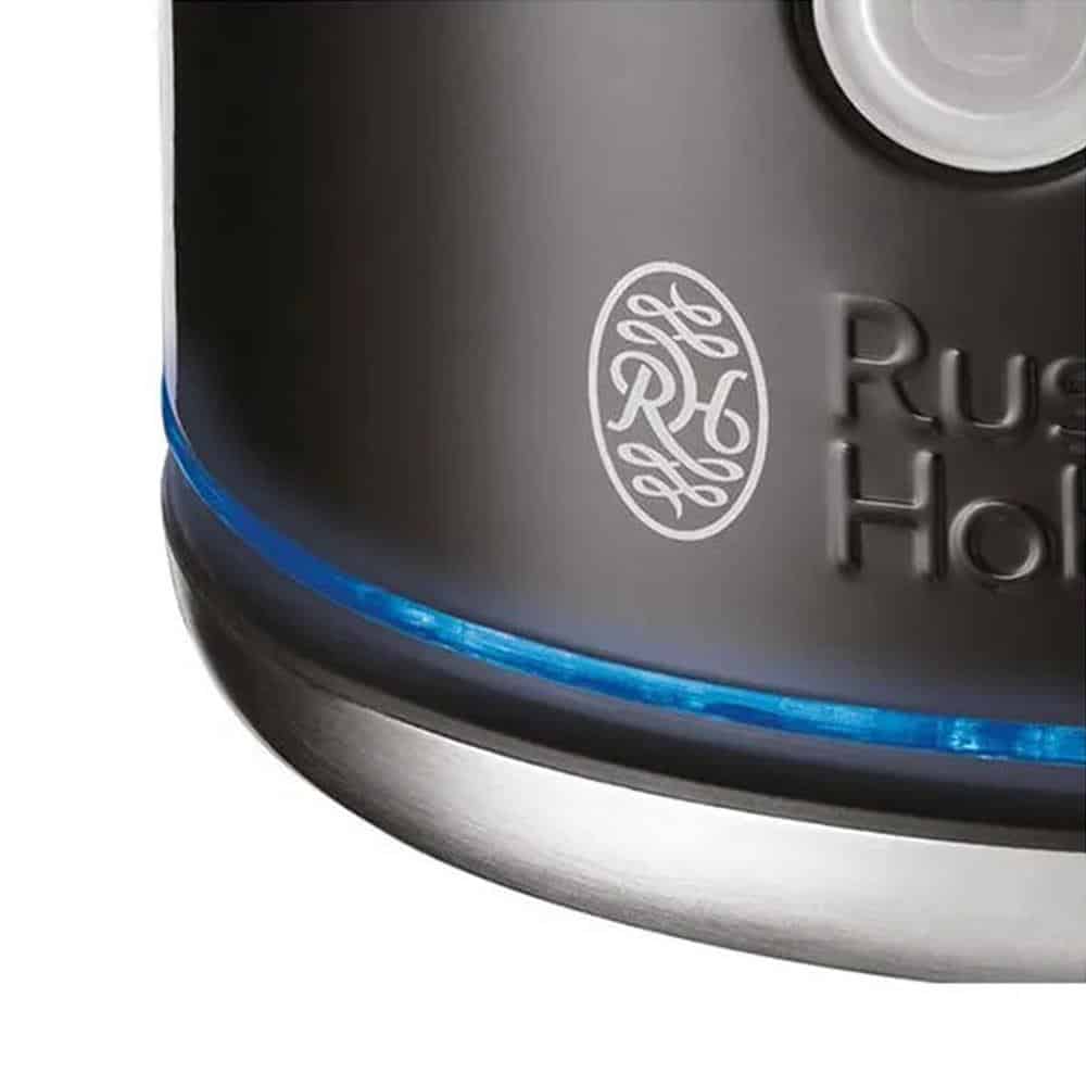 Russell Hobbs Quiet Boil Jug Kettle Stainless Steel 3000 W 1.7 Litre - Black