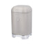 KitchenCraft Lovello Textured Tea Caddy Geo Metal 11.5 x 11.5 x 19.5cm - Latte Cream