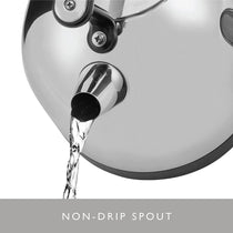 Dualit Dome Kettle Polished Stainless Steel 3000 W 2 Litre - Black
