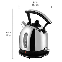 Dualit Dome Kettle Polished Stainless Steel 3000 W 2 Litre - Black