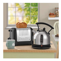 Dualit Dome Kettle Polished Stainless Steel 3000 W 2 Litre - Black