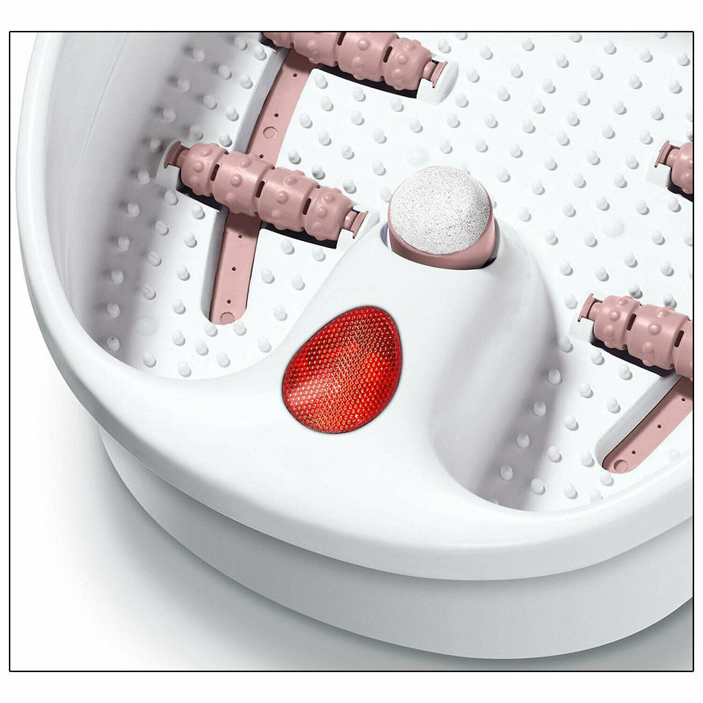 Beurer FB20 Foot Spa Comfortable Care And Massage For Your Feet With 3 Pedicure Attachments