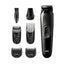 Braun All-In-One Trimmer 6-In-1 Grooming Kit For Beard Face And Hair Clippers 5 Attachments - Black