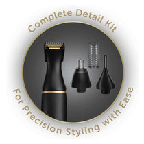 Remington T-Series Detail Grooming Kit Nose Ear Eyebrow Beard And Hair Trimmer - Black