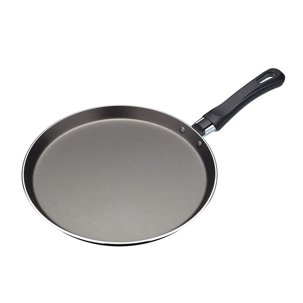 KitchenCraft Non-Stick Crepe And Pancake Frying Pan 24cm Stainless Steel - Black Main image