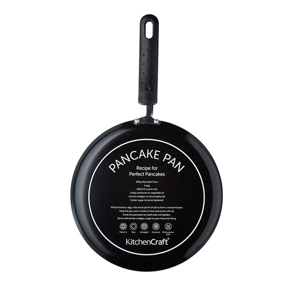 KitchenCraft Non-Stick Crepe And Pancake Frying Pan 24cm Stainless Steel - Black Secondary image