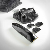 Remington All-in-One Grooming Kit Nose Ear Beard Trimmer And Hair Clipper With Mini Foil Shaver - Black