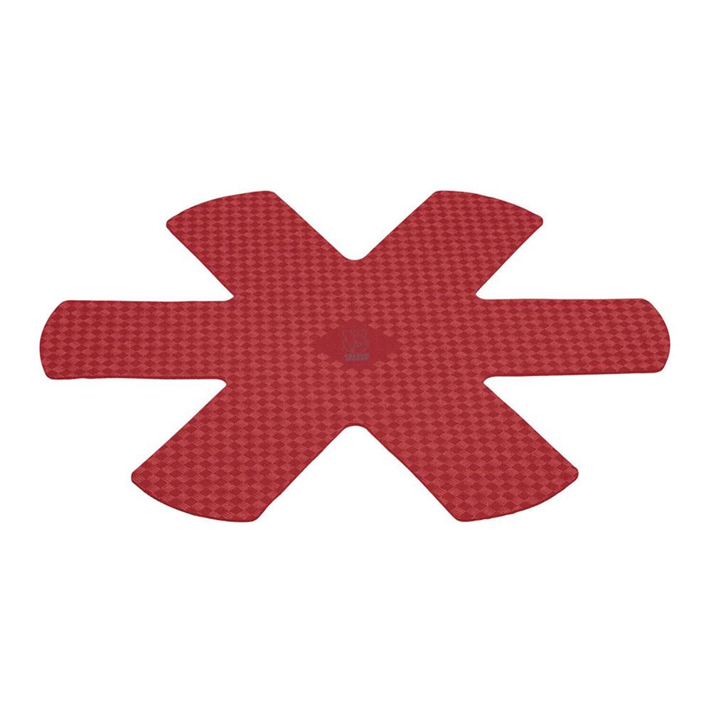 KitchenCraft Colourworks Pan Separators Non-Slip Anti-Scratch Pan Protectors 38cm - Set of 4