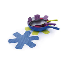 KitchenCraft Colourworks Pan Separators Non-Slip Anti-Scratch Pan Protectors 38cm - Set of 4