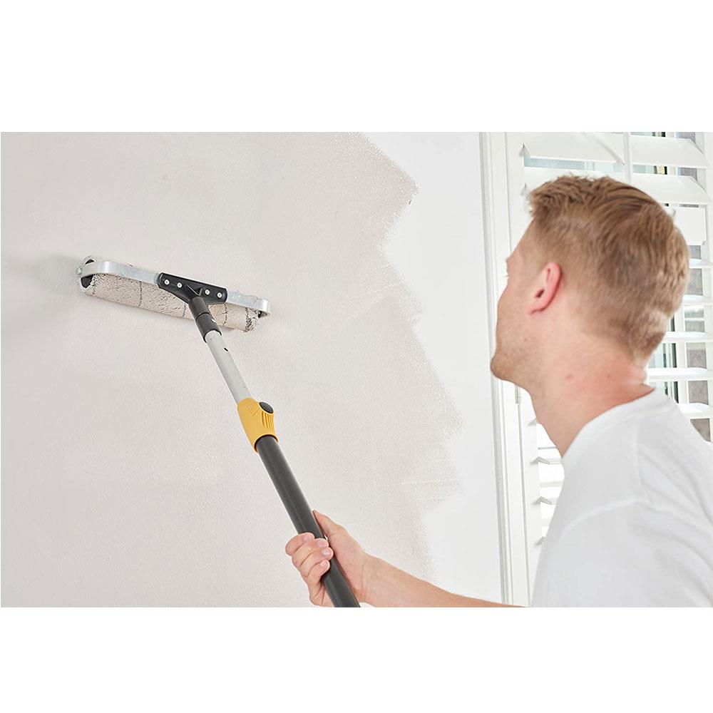 Coral Endurance Paint Roller Frame With Fixed Double Arm Design For Extension Poles 12 Inch - Black