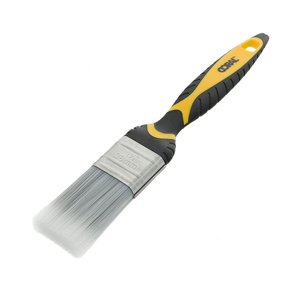 Coral Shurglide 1.5 Inch Paint Brush With No Loss of Bristle SRT Paintbrush Head