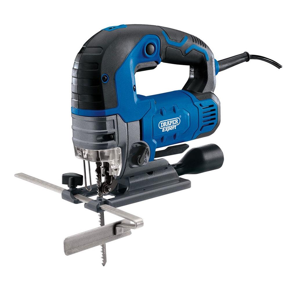 Draper Orbital Jigsaw 750W With Wood Cutting Blade 230V - Blue Main image