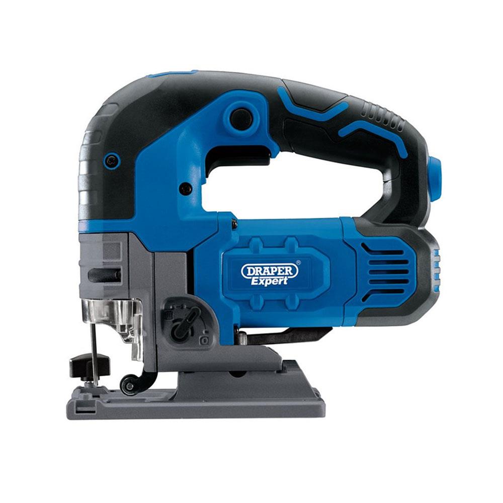 Draper Orbital Jigsaw 750W With Wood Cutting Blade 230V - Blue Secondary image