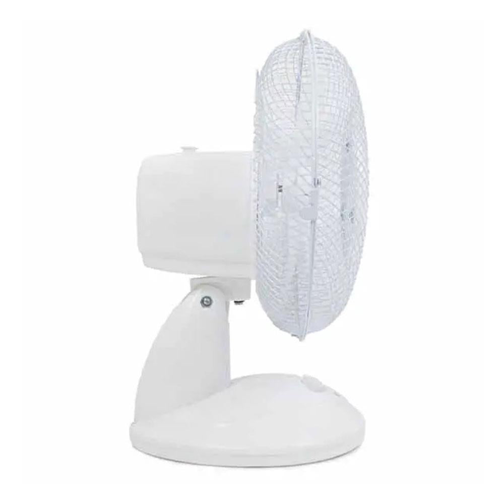 Igenix 9 Inch Desk Fan With 2 Speed Settings Portable Oscillating 30W - White