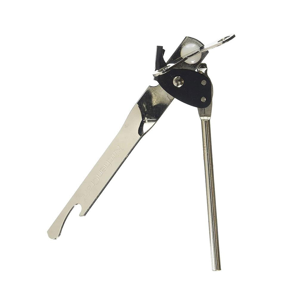 KitchenCraft Traditional Butterfly Wing Style Can Opener Metal 17.5cm - Silver Main image