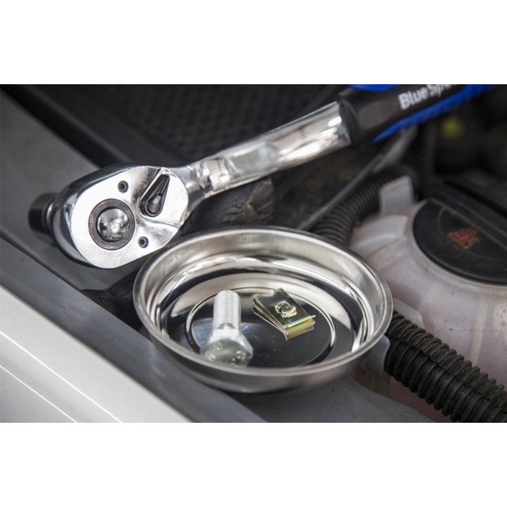 BlueSpot 100mm Stainless Steel Magnetic Dish Tool Organizer Trays