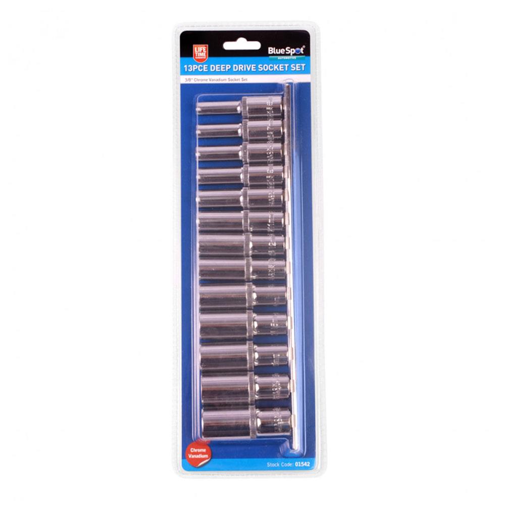 BlueSpot 3/8 Inch Metric Deep Socket Set 6-19mm - 13 Piece Secondary image