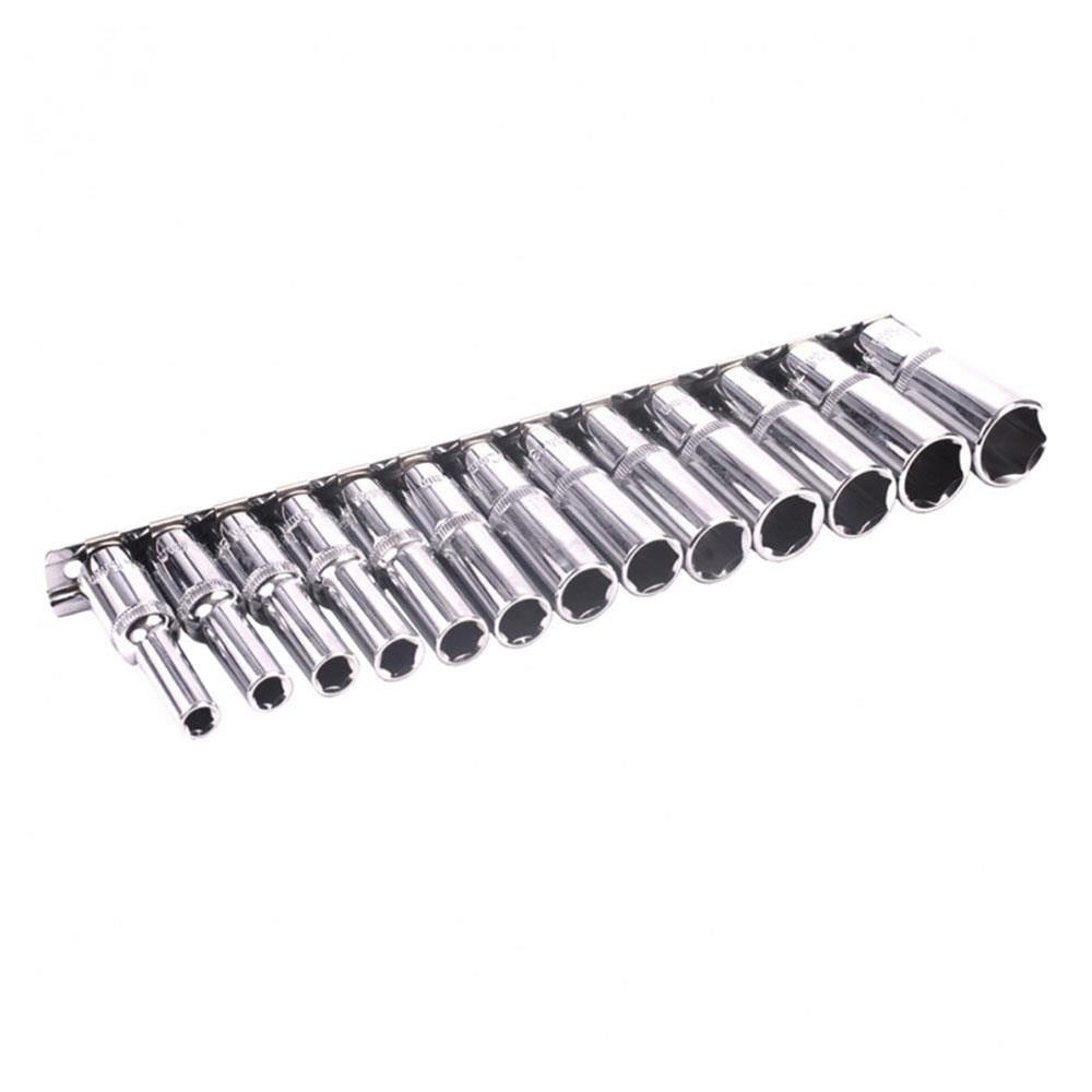 BlueSpot 3/8 Inch Metric Deep Socket Set 6-19mm - 13 Piece