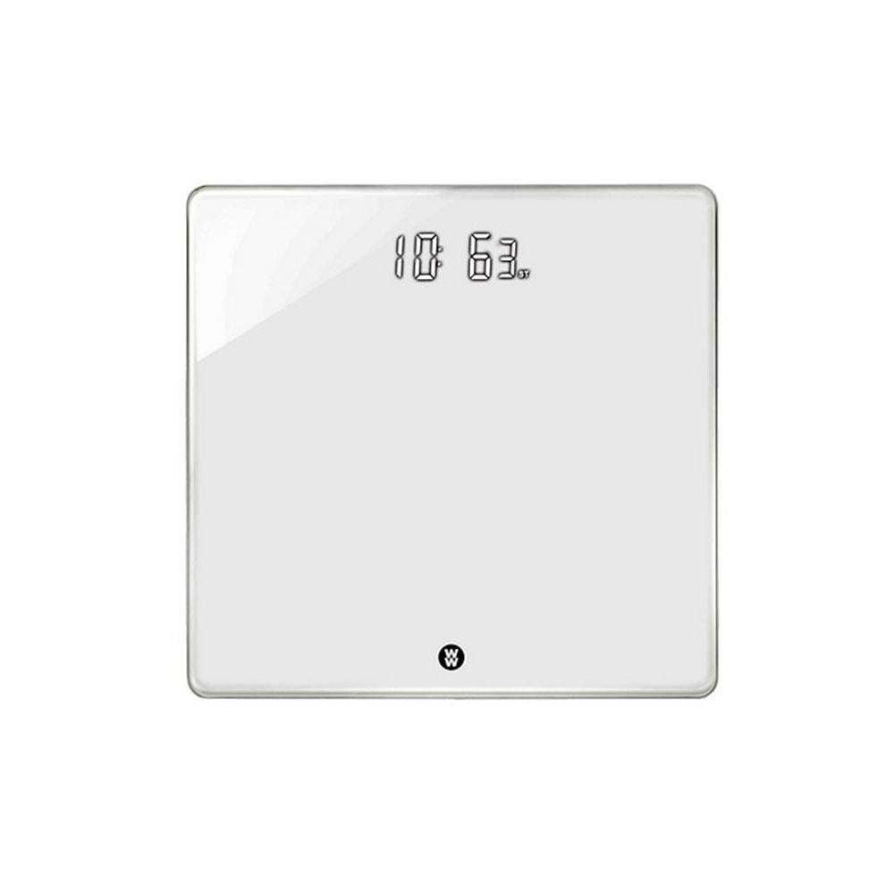 Weight Watchers Bathroom Weigh Scale LED Display Glass 182kg - Super White Secondary image