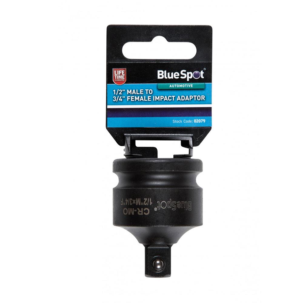 BlueSpot 3/4 Inch Female To 1/2 Inch Male Impact Adaptor Chrome Molybdenum Steel - Black Main image
