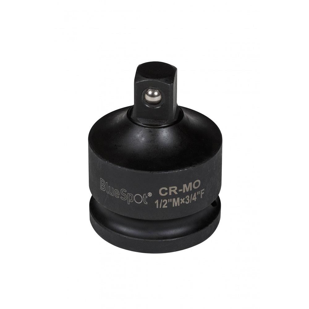 BlueSpot 3/4 Inch Female To 1/2 Inch Male Impact Adaptor Chrome Molybdenum Steel - Black