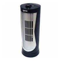 Igenix 12 Inch Oscillating Mini Tower Fan With 2 Speed Settings - Black