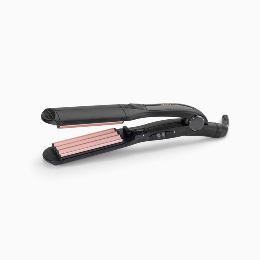 BaByliss The Crimper Hair Styler Tourmaline Ceramic Plates 10 Temperature Settings 210°C - Black