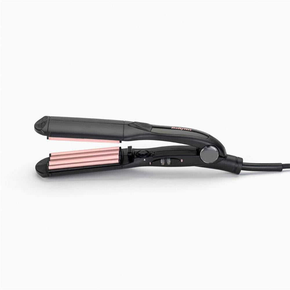 BaByliss The Crimper Hair Styler Tourmaline Ceramic Plates 10 Temperature Settings 210°C - Black