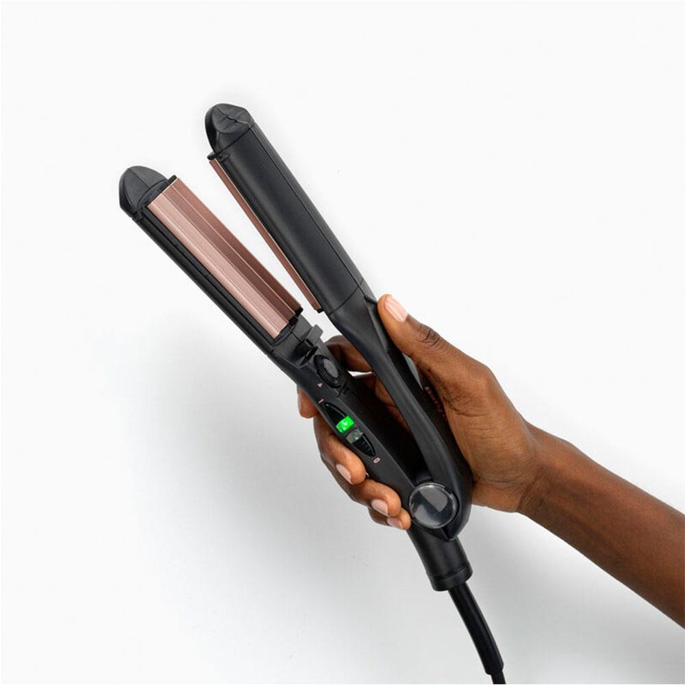BaByliss The Crimper Hair Styler Tourmaline Ceramic Plates 10 Temperature Settings 210°C - Black