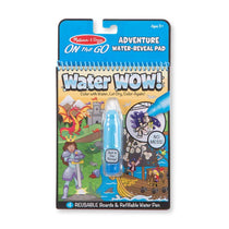 Melissa & Doug Water WOW! Adventure On The Go Travel Activity Water Reveal Pad - Multicolour