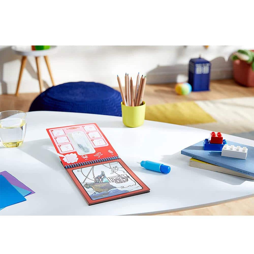 Melissa & Doug Water WOW! Adventure On The Go Travel Activity Water Reveal Pad - Multicolour
