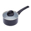 KitchenCraft MasterClass 16cm Saucepan Ceramic Non-Stick Induction Ready - Black
