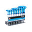 BlueSpot Metric T Handle Ball End Hex Key Set 2-10mm - 10 Piece