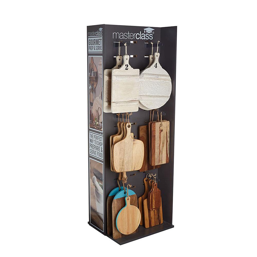 KitchenCraft MasterClass Gourmet Prep And Serve Long Acacia Paddle Board 17.5 x 60 cm - Brown