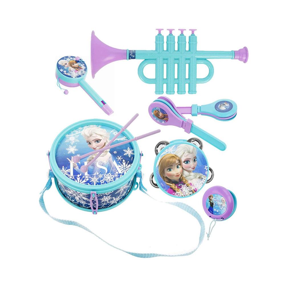 Lexibook Disney Frozen II Musical Instruments 7 Piece Set - Blue/White Main image