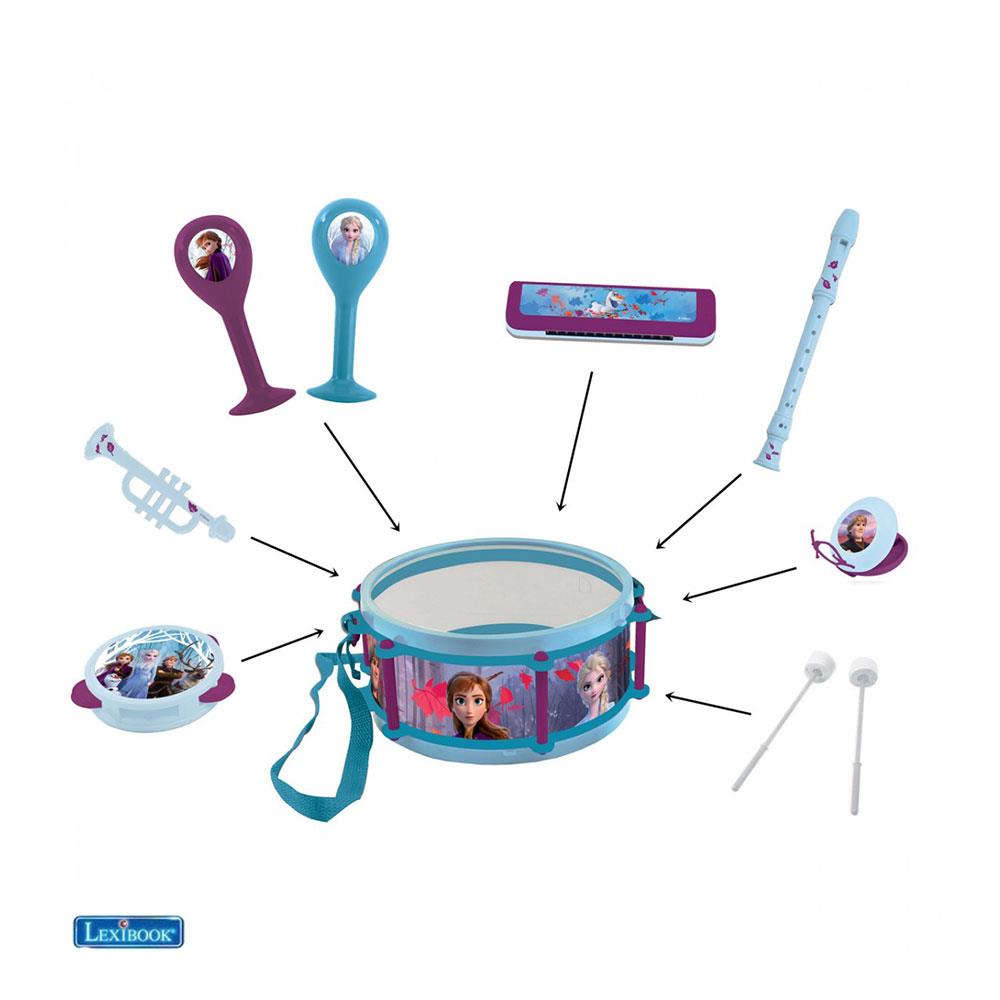 Lexibook Disney Frozen II Musical Instruments 7 Piece Set - Blue/White Secondary image