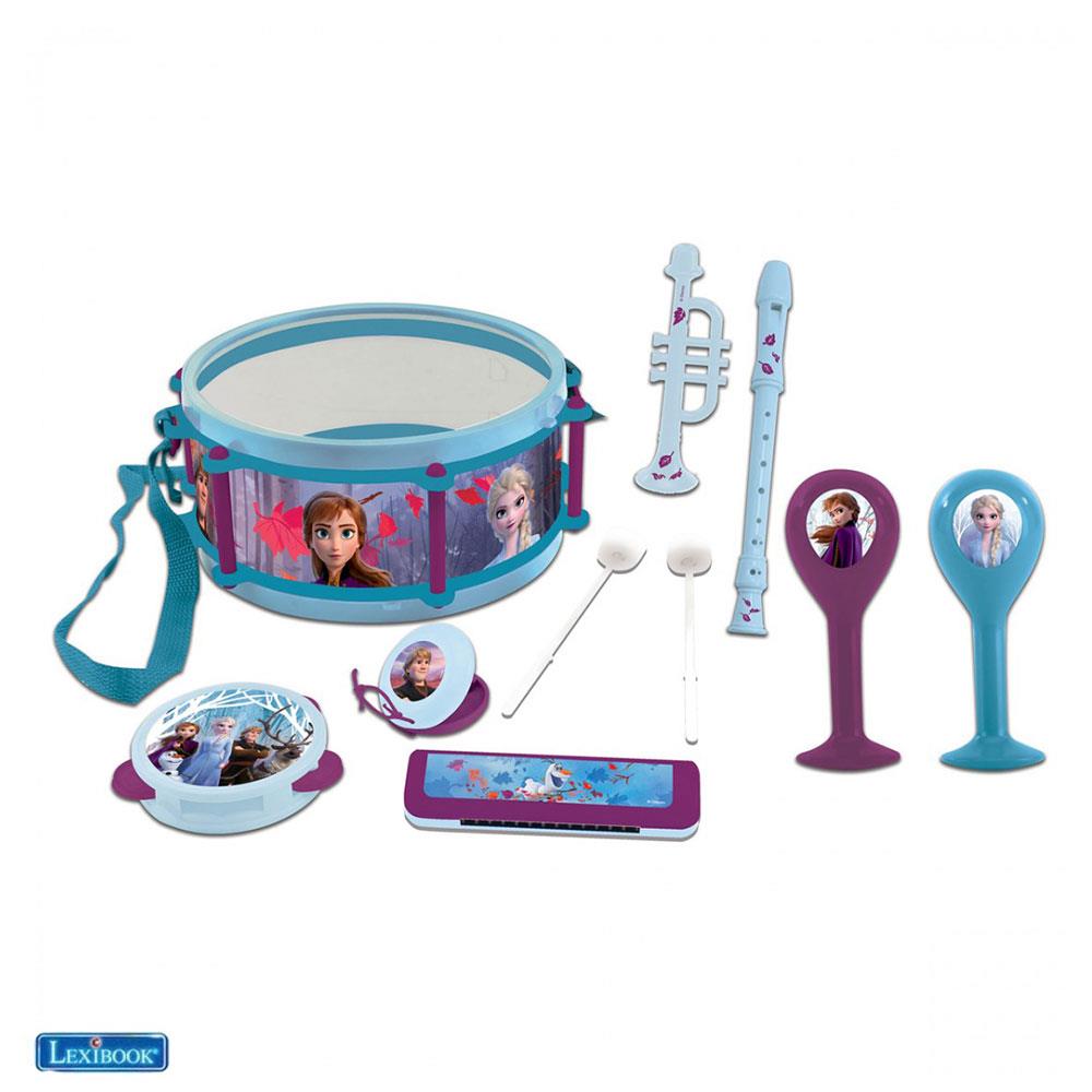 Lexibook Disney Frozen II Musical Instruments 7 Piece Set - Blue/White
