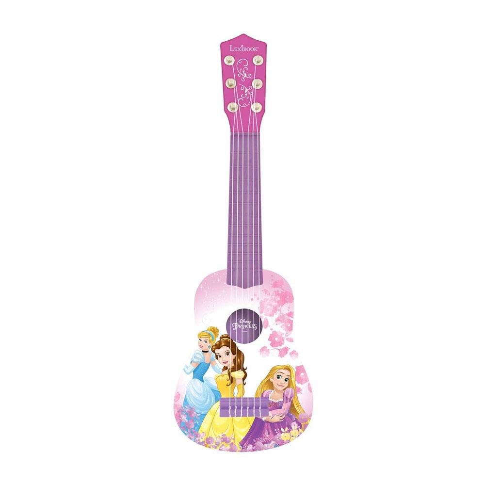 Lexibook Disney Princess Rapunzel My First Guitar 6 Nylon Strings 53cm - Pink/Purple