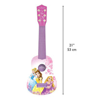 Lexibook Disney Princess Rapunzel My First Guitar 6 Nylon Strings 53cm - Pink/Purple