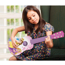 Lexibook Disney Princess Rapunzel My First Guitar 6 Nylon Strings 53cm - Pink/Purple