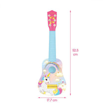 Lexibook Unicorn My First Guitar 6 Nylon Strings 53cm - Pink/Blue
