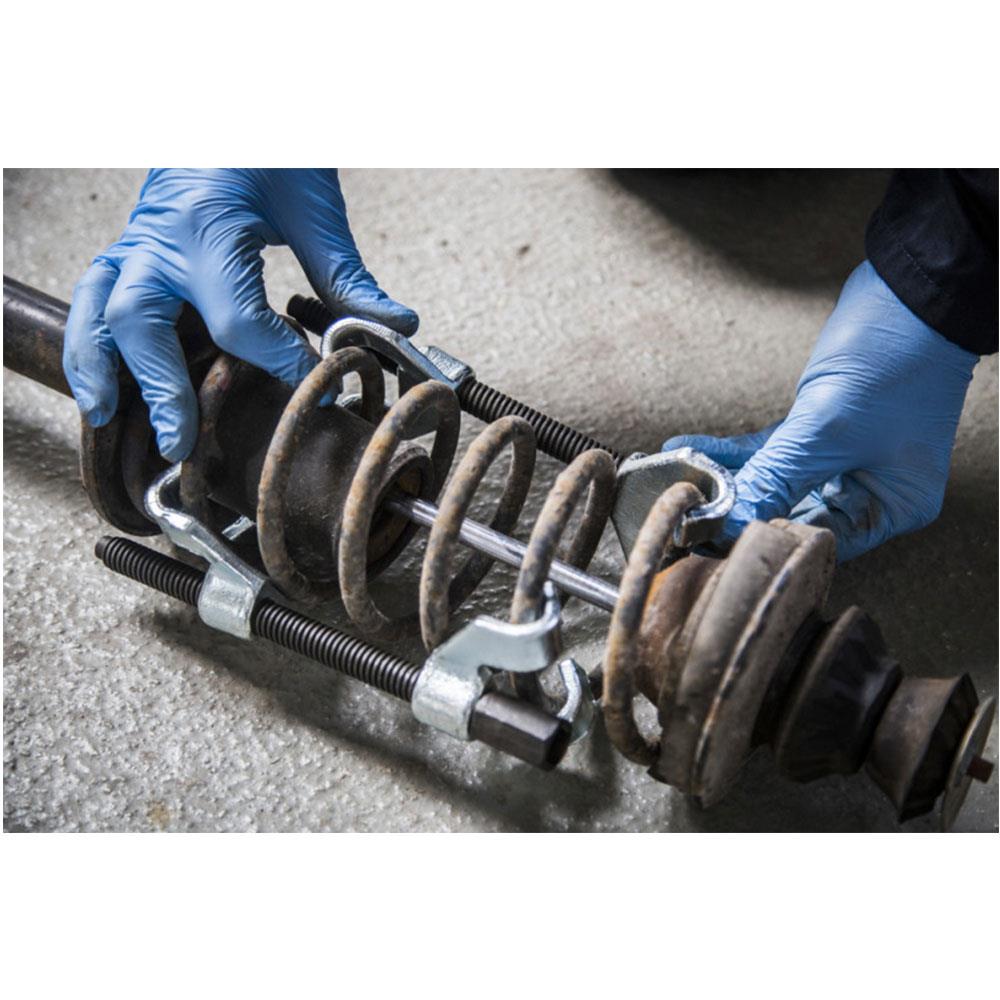 BlueSpot Coil Spring Compressor Set - Silver